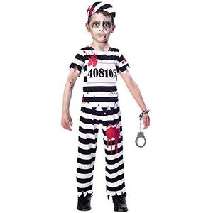 CAT01 - Gevangene kostuum voor kinderen, 5-6 jaar
