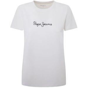 Pepe Jeans T-shirt Lorette pour femme, Blanc (Blanc), XS