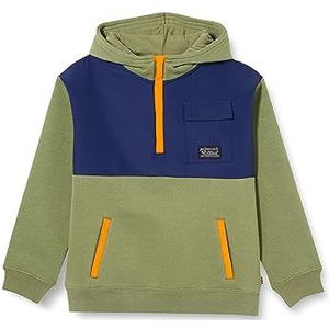 Levi's Lvb Utility 8ej201 1/4 hoodie met ritssluiting voor jongens, Olivijn groen