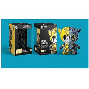 YuMe Toys DZNR Collection Peluche en Boîte Transformers - Bumblebee Multicolore MM19310