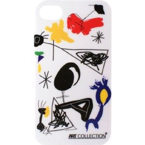 Ksix B0917FTP21 Art Collection TPU Case voor Apple iPhone 4 / iPhone 4S wit