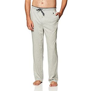 Nautica Soft Knit Sleep Lounge Pant Pyjamabroek voor heren, grijs.