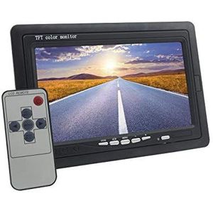 TEMPO DI SALDI 7.0 inch Auto LCD Monitor Met Afstandsbediening 2 AV-ingangen Voor Videosurveillance