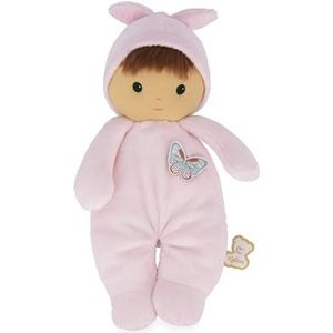 KALOO - Zeer zachte en pluizige babypop - zacht en zacht lichaam - stoffen pop - kleur roze - 24 cm - wasbaar - vanaf de geboorte - K222005