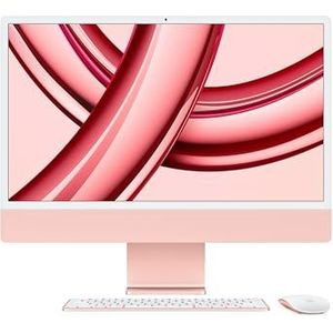 Apple 2023 iMac All-in-One desktop met M3-chip: 8-core CPU, 10 core GPU, 24 inch 4,5 K Retina-display, 8 GB uniform geheugen, 512 GB SSD-opslag; roze; FR