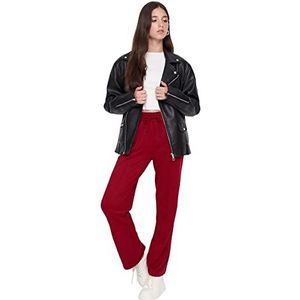 Trendyol Trendyol Rechte joggingbroek voor dames, trainingsbroek (1 stuk), Bordeaux