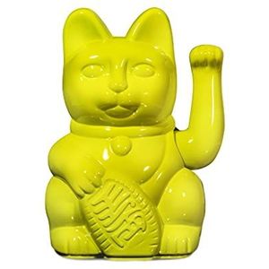 DONKEY Lucky Cat Special Edition | Miami Nights Glossy Yellow - glanzende gele kat in hoogwaardige geschenkverpakking