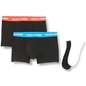 Jack & Jones Jackyle Weekendset boxershorts en sokken voor heren, Zwart / Verpakking: zwart.