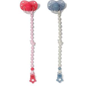 BABY born Tétine magique avec clip, 2 assorties, pour poupées fonctionnelles de 43 cm, 838679 Zapf Creation