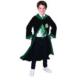 RUBIE'S - Officieel Harry Potter - Zwadderich jurk - kinderkostuum - 11-14 jaar - kostuum zwarte jurk met capuchon - voor Halloween, carnaval - cadeau-idee voor Kerstmis