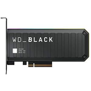 WD_BLACK AN1500 2 TB NVMe SSD Add-In-Card, leessnelheid tot 6500 MB/s en schrijfsnelheid tot 4100 MB/s