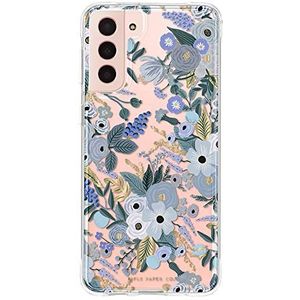 Samsung Galaxy S21 5G Rifle Paper Co. Garden Party, antimicrobieel, blauw