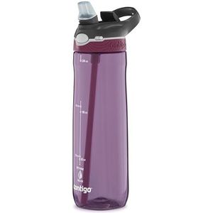 Contigo Ashland Autospout waterfles met flip rietje, grote 720 ml, BPA-vrije drinkfles, sportfles, lekvrije drinkfles, ideaal voor school, sportschool, fiets, hardlopen, wandelen