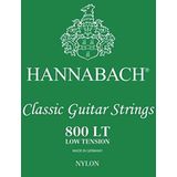 Hannabach 652365 Serie 800 snaren voor klassieke gitaar, laagspanning, A5w, zilver