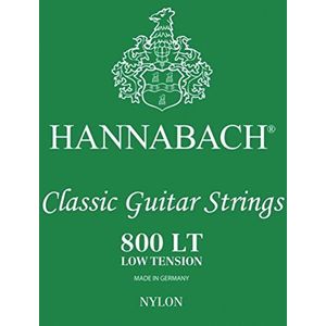 Hannabach 652365 Serie 800 snaren voor klassieke gitaar, laagspanning, A5w, zilver