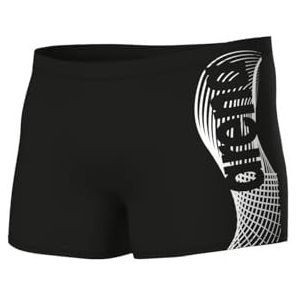 Arena Heren Arena Wake Swim Shorts Swim Trunks Heren (1 stuk), zwart/wit