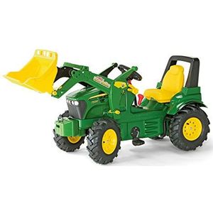 Rolly Toys rollyFarmtrac John Deere 7930 (met voorlader, voor kinderen van 3 tot 8 jaar, met tractor + accessoires, derailleur met 2 versnellingen, verstelbare zitting, pedaalvoertuig)