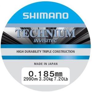 SHIMANO Technium Invisitec 0,185 mm2990 m - 3,30 kg - Low Visi