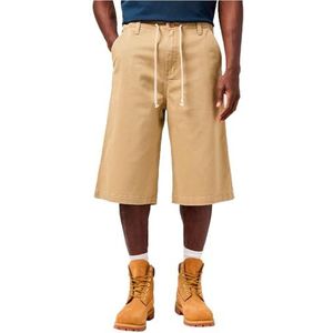 Wrangler Cj Drawstring Shorts voor heren, Beige, 34 W