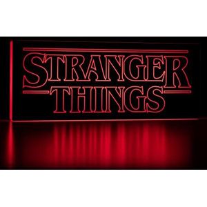 Paladone Stranger Things Logo Lamp met 2 lichtstanden, Officieel Gelicenseerde Product
