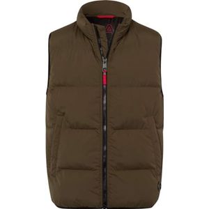 BRAX Dino Light Touch Style - gewatteerd vest in moderne stijl gewatteerd vest voor heren, Deep Pine