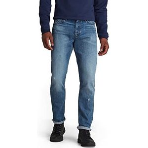 G-STAR RAW Triple A Straight Jeans voor heren, Blauw (Faded Hague Blue Destroyed C779-C764)