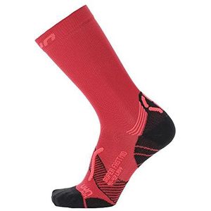 UYN Super Fast Mid damessokken, rood/roze, 42 EU, rood/roze