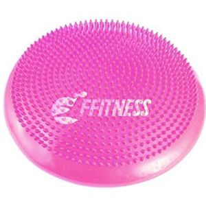 FFITNESS FSYBB71R Balanskussen, stabiliteit, proprioceptie, Gym Balance Disc (roze)