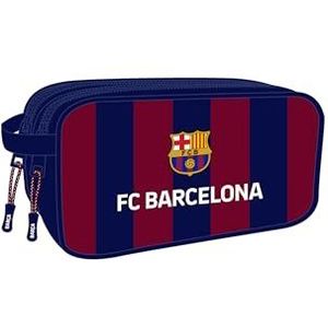 Safta F.C. Barcelona - Schooltas voor kinderen, aanpasbaar aan trolley, ideaal voor kinderen van 5 tot 14 jaar, comfortabel en veelzijdig, 26 x 12,5 x 15 cm, kleur marineblauw/granaat, blauw,