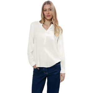 Cecil B344536 Viscose blouse voor dames, Vanilla Wit