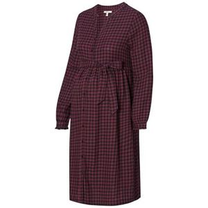 ESPRIT Maternity Damesjurk met lange mouwen, Pruim rood 606