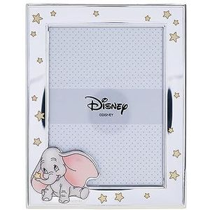 VALENTI & CO. - Disney Baby - Dumbo - zilveren fotolijst voor kinderen, cadeau-idee voor doop, geboorte of verjaardag (13 x 18 cm)