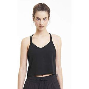 PUMA Studio Strappy tanktop voor dames, Puma zwart