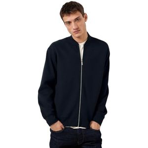 SELETED HOMME Slhmack Sweatshirt Bomber Ls Noos Trainingsjack voor heren, Sky-kapitein