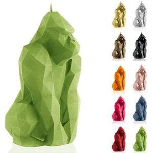 Candellana Gorilla Kaars met laag polygehalte, grappig cadeau, decoratieve kaars, wooncultuur, geschenken voor vrienden, lont van katoen, brandduur 79 uur limoenkaars