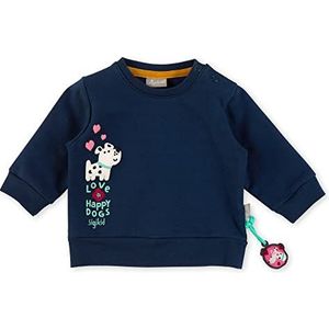 Sigikid Sweatshirt van biologisch katoen voor baby's en meisjes, Dunkelblau