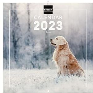 Finocam - Internationale wandkalender 2023, afbeeldingen januari 2023 - december 2023 (12 maanden), honden 781225223, 30 x 30 (300 x 300 mm)