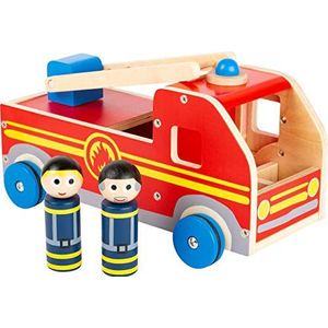 Small Foot Brandweerwagen Xl Hout Jongens 30 Cm Rood 3-delig