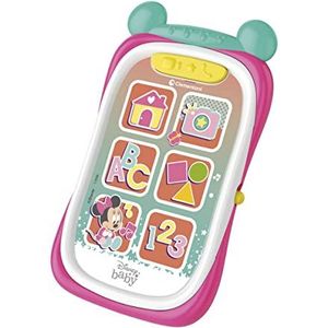 Clementoni Disney Baby Minnie 17696 telefoon voor kinderen, 9 maanden, Primo Smartphone, elektronisch onderwijsspel (Italiaanse versie), meerkleurig