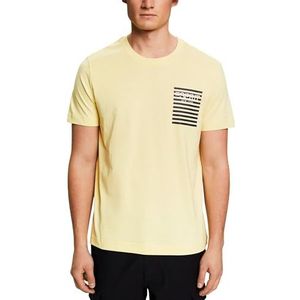 ESPRIT T-shirt pour homme, 760/jaune citron, S