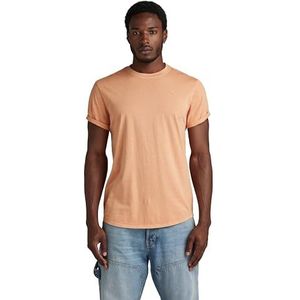 G-STAR RAW Lash Straight Fit T-shirt voor heren, Oranje (Peach Bloom Gd D16396-2653-g385)