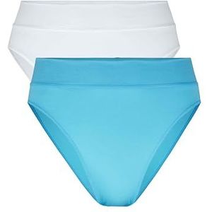 Calida Duopack elastisch ondergoed voor dames, Topaas blauw