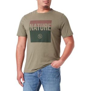 Cross T-Shirt Homme 15861 Dusky Green, M, Vert foncé., M