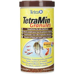 Tetra TetraMin - Premium voer compleet voor alle tropische vissen – bevordert de groei van de gezondheid en duurzaamheid – biologische actieve formule – in granulaat – 1 l