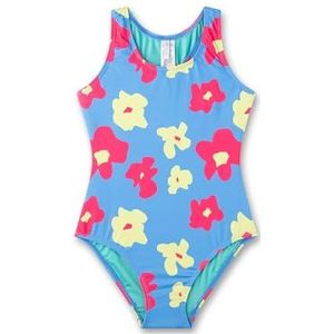 Sanetta Maillot de bain pour fille, bleu, 152