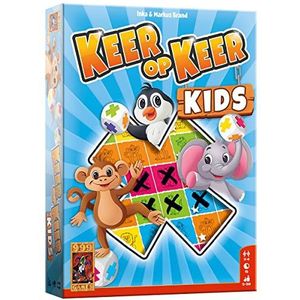 999 Games Keer Op Keer Kids - Kleurrijk en Vrolijk Dobbelspel voor Kinderen vanaf 5 jaar | 2-4 Spelers | 10 Minuten Speeltijd