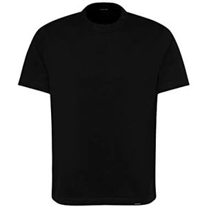 Seidensticker T-shirt col rond Regular Fit T-shirt pour homme, bleu foncé, L