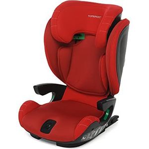 Foppapedretti Skill i-size autostoel voor kinderen van 100 tot 150 cm ca. 3 tot 12 jaar, rood