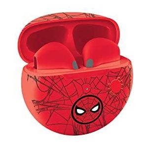 Lexibook Draadloze Spiderman-Bluetooth-hoofdtelefoon met microfoon en bedieningsknop, oplaadbare batterij, lange levensduur, HPBT05SP