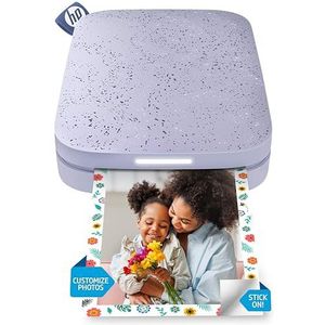 HP Sprocket Colour draagbare fotoprinter (paars) print direct 2x3"" ZINK sticker foto's vanaf je iOS en Android apparaat